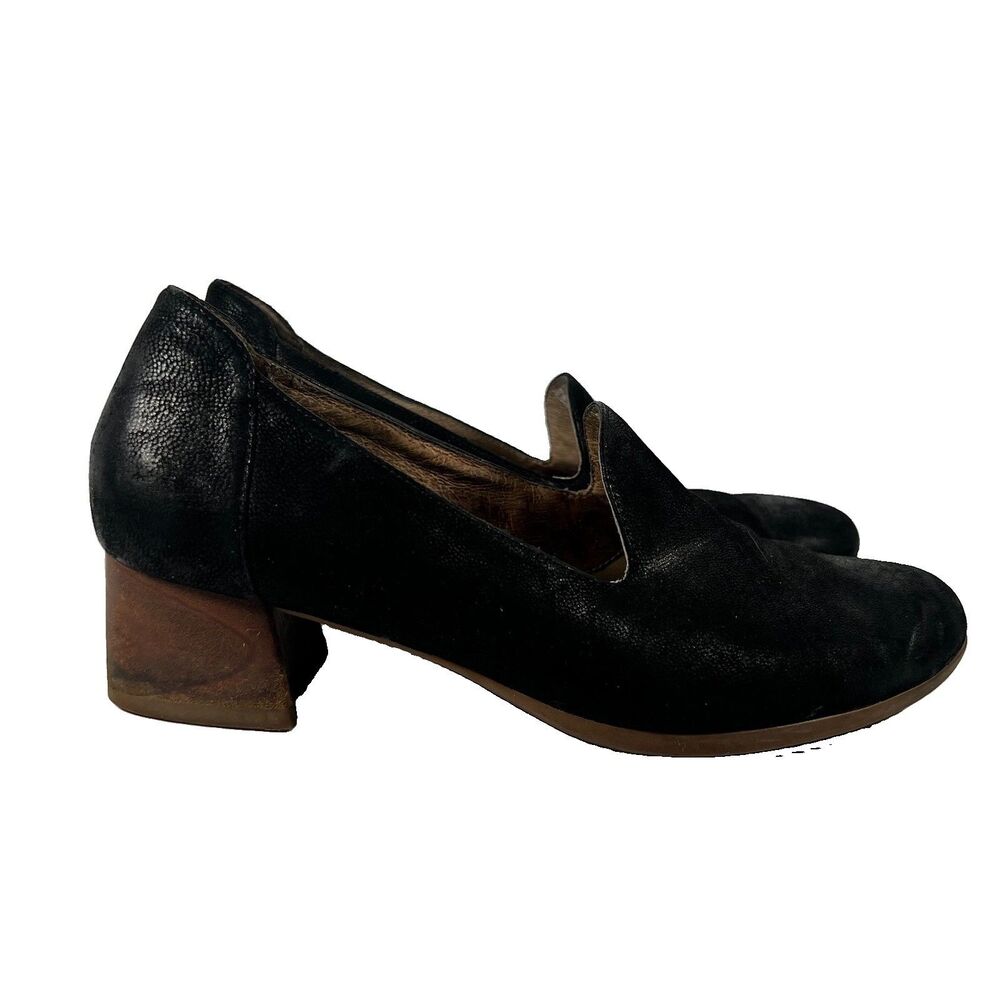 Dansko Preston Slip On Black Block Heel Slip On Casual Shoes Women's 37 (US 7)
